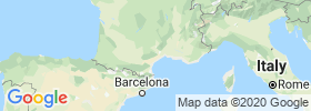 Languedoc Roussillon map